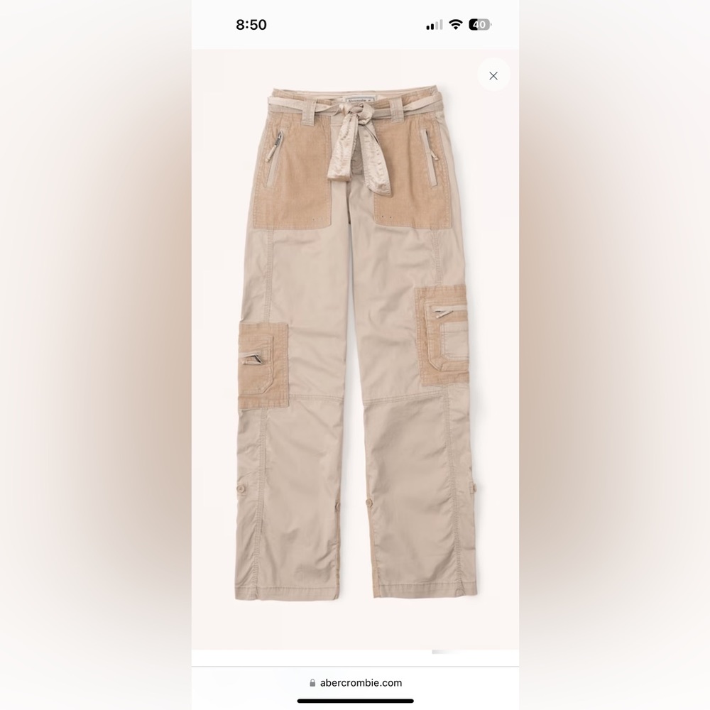 Abercrombie & Fitch 2000s utility pants.
